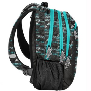 Školský batoh Maui and sons čierno-zelený-5